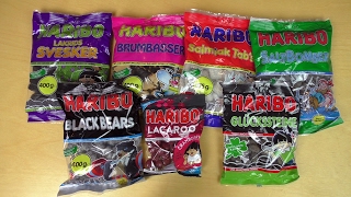 HARIBO Variety Review  Licorice Special [upl. by Ahseirej957]