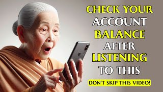 Check Your Bank Account 10 Minutes After WATCHING This Video  Buddhist Teachings [upl. by Jabez]