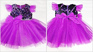 HOW TO CUT AND SEW THE PERFECT BALL DRESS FOR 36MONTHS ballgown tutorial babyfrock [upl. by Anuait]