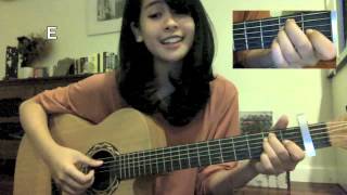 Tahu Diri Guitar Tutorial by Maudy Ayunda [upl. by Bussy]