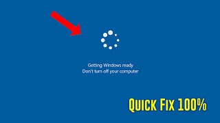 Getting Windows Ready STUCK Heres the FIX for Windows 1011 [upl. by Apfelstadt]