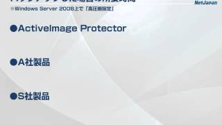 【重複排除バックアップソフト】ActiveImage Protectorの製品概要 [upl. by Ihp]