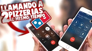 BROMA LLAMANDO A 2 PIZZERIAS AL MISMO TIEMPO 🍕📞  TROLLEO [upl. by Hannahoj]