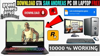 Download Gta San Andreas PcComputer 2024  Gta San Andreas For Laptop Pc Download [upl. by Healy]