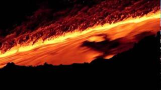 Spectacular raging lava rivers decimate forests lone resident flown out  at Royal Gardens Hawaii [upl. by Einnoj]