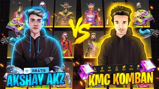 Kmc Komban Vs Akshay Akz Collection Versus 😍 Best Collection In Kerala  Garena Free Fire [upl. by Adnohrahs784]