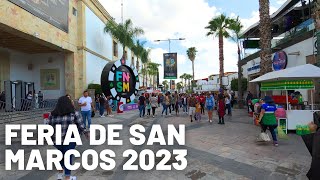 4K Caminando por la Feria de San Marcos 2023  Aguascalientes [upl. by Hirst329]