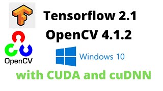 Install Tensorflow GPU on Windows 10 with CUDA and cuDNN [upl. by Goulette]