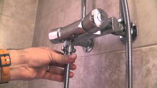 Shower ShutOff valve Shower Flow Control Stop Valve Saving Water [upl. by Dickerson]