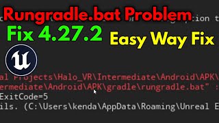 Rungradlebat Problem Fix Unreal Engine 4272 Easy Way Problem Fix Rungradlebat Unreal Engine 4 [upl. by Ecinerev944]