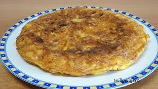 TORTILLA DE👍🥔🥚🧅 PATATAS ESPAÑOLA👍 [upl. by Jelle709]