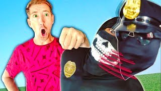 CHAD WILD CLAY UNMASKS POLICE OFFICER 👮 PZ9 FACE REVEAL w Project ZorgoVy QwaintCWC SPY NINJAS [upl. by Modestia754]