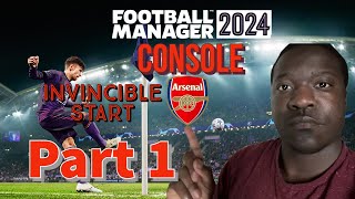 Football Manager 2024 Console PS5 Arsenal Part 1 [upl. by Lanos353]