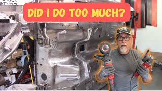 More problems prepping the bottom of the Mach 1 I solve problems mustang howto dynacorn [upl. by Tiffani]