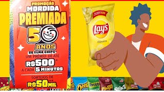 Promoção Mordida Premiada 50 anos Elma Chips 2024  promoção elma chips 2024  elma chips promoção [upl. by Guy]