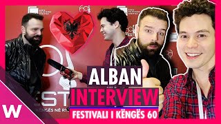 Alban Ramosaj “Theje” Interview  Festivali i Këngës 60  Albania Eurovision 2022 [upl. by Ahsoj641]