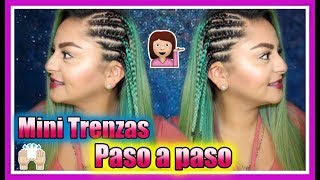 🌟 Mini Trenzas  Paso a paso  Marcialooks  😍🌟 [upl. by Hun]