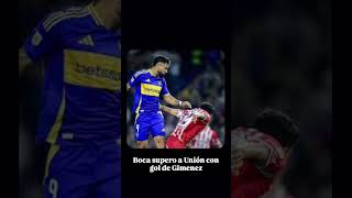 Boca supero a Unión con gol de Gimenez [upl. by Halbeib494]