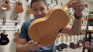 Gold Tone ResoMaple Tenor Resonator Ukulele DemoReview at Aloha City Ukes [upl. by Beaudoin]