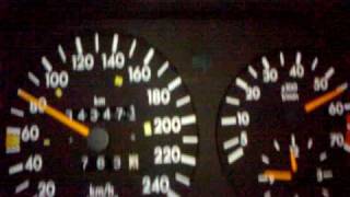 Mercedes 124 220 CE Acceleration 0180 [upl. by Katerina]