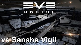 EVE Online  Orthrus vs Sansha vigil [upl. by Idelle]