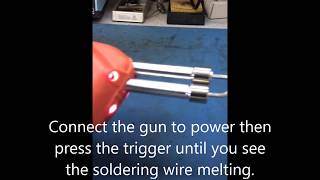 How to tin a soldering gun [upl. by Bellanca]