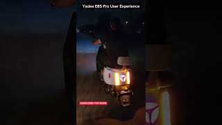 Yadea E8S Pro User Experience Night Riding [upl. by Isolde]