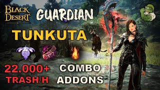 🔥 BDO  Guardian Awk Tunkuta  Dehkia  Too Easy Too Strong  Infinite PvE Combo amp Addons [upl. by Yeh]