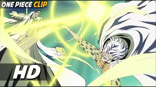 Rayleigh saves Zoro From Admiral Kizaru  One Piece HD [upl. by Gottlieb370]