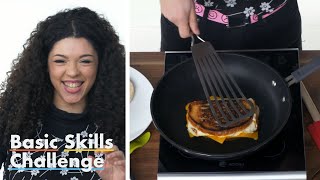 50 People Try to Make a Grilled Cheese Sandwich  Epicurious [upl. by Braunstein38]