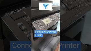 How to connect printer to wireless network  Canon MF244DW canon printer wifi [upl. by Elleirda]