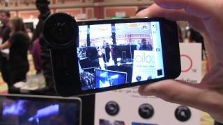 Olloclip Widescreen iPhone Lens Hands On [upl. by Llenyar]