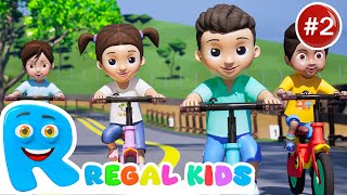 Bike Race Song 2  Regal Kids  Nursery Rhymes amp Kids Songs [upl. by Gnurt]