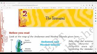 THE TSUNAMIMALAYALAM EXPLANATIONNCERT CLASS 8 ENGLISH [upl. by Amalburga]