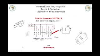 Exercice 1 Circuits de puissance  examen 20222023 [upl. by Acemaj]