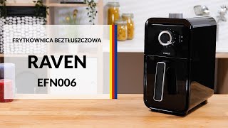 Frytownica beztłuszczowa Raven EFN006 – dane techniczne – RTV EURO AGD [upl. by Austreng413]