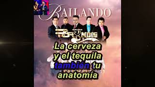 Karaoke 🎤 Bailando ♪ Grupo Bryndis Ft La Fiera de Ojinaga ♪ Pista [upl. by Teferi]