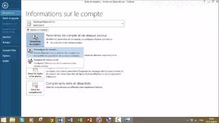 tuto problème 0x800CCC78 denvoi de mail sur outlook 2013 [upl. by Berfield]