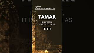 The meaning of TAMARs name [upl. by Ellenrahc880]