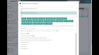 Edytor wiadomości  wysyłka spersonalizowanych treści [upl. by Arihk476]