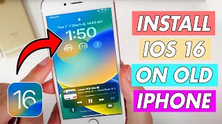 How to Update iOS 12 to 16  Install iOS 16 on iPhone 6 6s amp 7 [upl. by Mimi197]