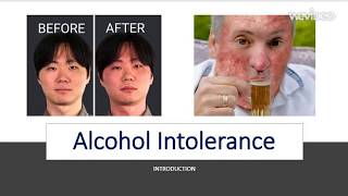 Alcohol intolerance ALCOHOL ALLERGY [upl. by Alphonsa]