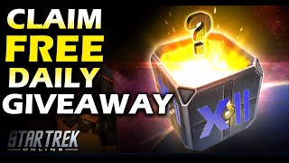 Free Daily Giveaways How To Claim 🖖 12th Anniversary 🖖 Star Trek Online [upl. by Otrebogir]