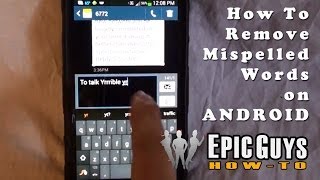 How to remove misspelled autocorrect words on Android [upl. by Etnahc500]