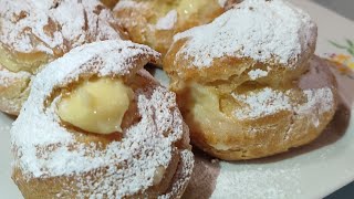 BIGNÈ ALLA CREMA  Corso di Pasticceria  Dolci della  Tradizione [upl. by Ebneter]