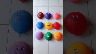 Nine Emoji Water Balloon Popping Reverse Video Asmr Satisfying [upl. by Orfurd]