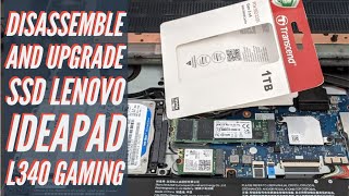 Tutorial Upgrade SSD Lenovo Ideapad L340 Gaming [upl. by Nicole]