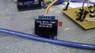 096quot I2C OLED Stop Watch Timer Free sketch available [upl. by Lozano]