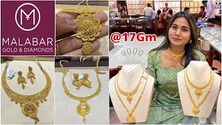 Malabar Gold Necklace In Just 17Gm😍Designs Malabar Gold amp Diamonds Necklace Set Designs amp Price [upl. by Arline]