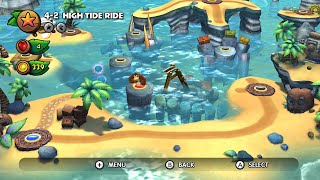 Donkey Kong Country Tropical Freeze  High Tide Ride  42  21 [upl. by Aneleiram739]